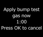 Opciones de gas - Bump Test - 5