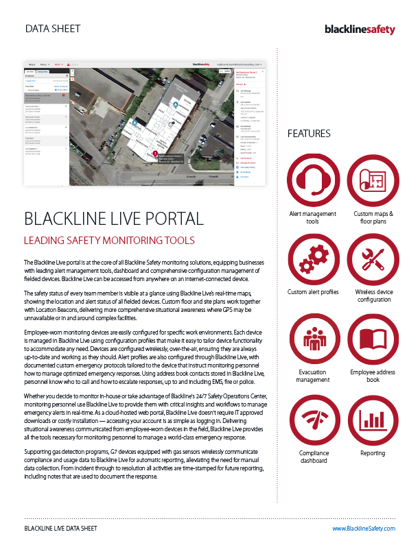 Ficha técnica de Blackline Live